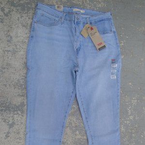Levi's 721 High Rise Skinny Women's Size 18 M soft light wash NWT